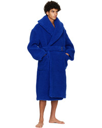 blauer Fleece-Mantel von Casablanca