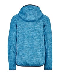 blauer Fleece-Pullover mit einem Kapuze von Killtec