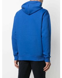 blauer Fleece-Pullover mit einem Kapuze von Tommy Jeans