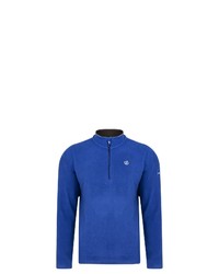blauer Fleece-Pullover mit einem Reißverschluss am Kragen von dare2b