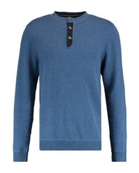 blauer Henley-Pullover von Esprit