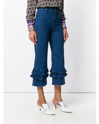 blauer Hosenrock aus Jeans von Vivetta