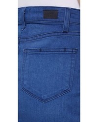 blauer Jeans Bleistiftrock von Paige Denim
