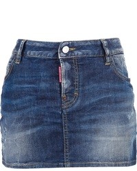 blauer Jeans Minirock von DSquared