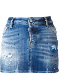 blauer Jeans Minirock von Dsquared2