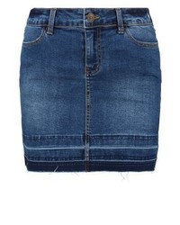 blauer Jeans Minirock von Even&Odd