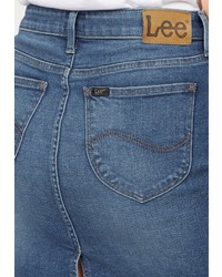 blauer Jeans Minirock von Lee
