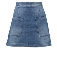 blauer Jeans Minirock von Set