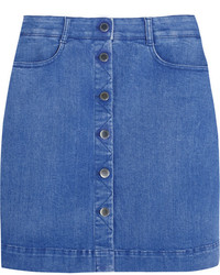 blauer Jeans Minirock von Stella McCartney