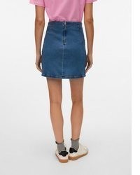 blauer Jeans Minirock von Vero Moda