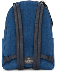 blauer Jeans Rucksack von Valentino