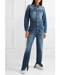blauer Jumpsuit aus Jeans von Ganni