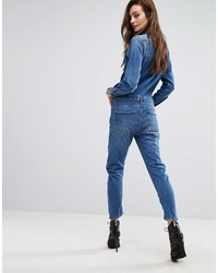 blauer Jumpsuit aus Jeans von G Star