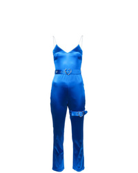 blauer Jumpsuit von Adam Selman