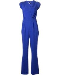 blauer Jumpsuit von Diane von Furstenberg
