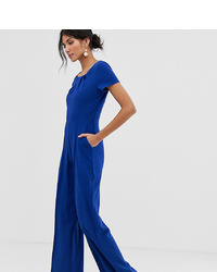 blauer Jumpsuit von Paper Dolls Tall