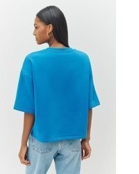 blauer Kurzarmpullover von NEXT