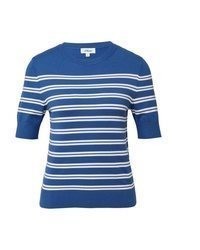 blauer Kurzarmpullover von s.Oliver