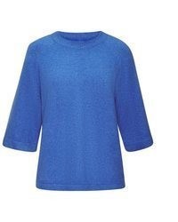 blauer Kurzarmpullover von VIVANCE