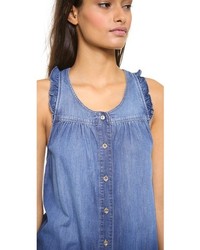 blauer kurzer Jumpsuit aus Jeans von Juicy Couture