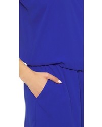 blauer kurzer Jumpsuit