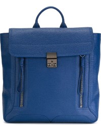 blauer Leder Rucksack von 3.1 Phillip Lim