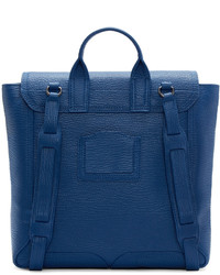 blauer Leder Rucksack von 3.1 Phillip Lim