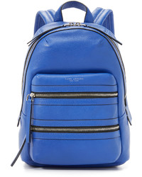 blauer Leder Rucksack von Marc Jacobs
