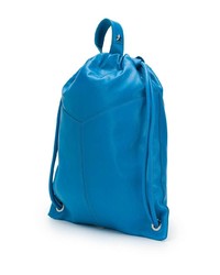 blauer Leder Rucksack von Jimmy Choo