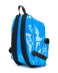 blauer Leder Rucksack von DSQUARED2