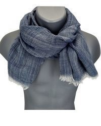 blauer Leinen Schal von Ella Jonte