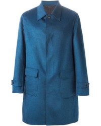 blauer Mantel von Brioni