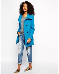 blauer Mantel von Vero Moda
