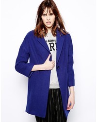 blauer Mantel von Helene Berman