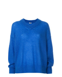 blauer Oversize Pullover von H Beauty&Youth
