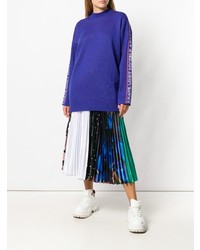 blauer Oversize Pullover von MSGM