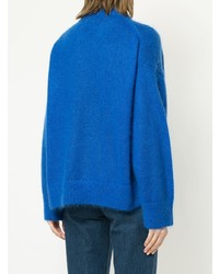 blauer Oversize Pullover von H Beauty&Youth