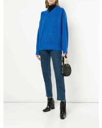 blauer Oversize Pullover von H Beauty&Youth