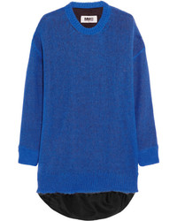 blauer Oversize Pullover von Maison Martin Margiela
