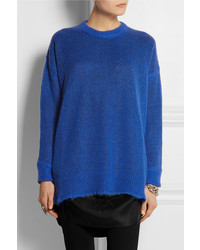 blauer Oversize Pullover von Maison Martin Margiela