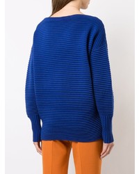 blauer Oversize Pullover von Victoria Victoria Beckham