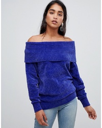 blauer Oversize Pullover von Vila