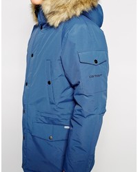 blauer Parka von Carhartt