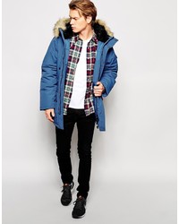 blauer Parka von Carhartt