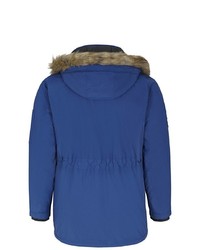 blauer Parka von Jan Vanderstorm