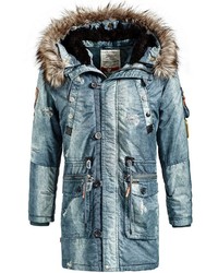 blauer Parka von khujo