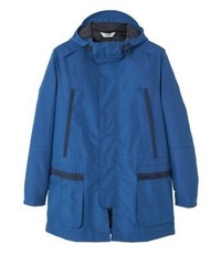 blauer Parka von Mango