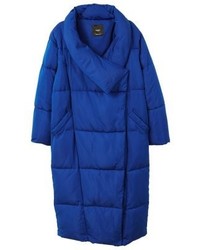 blauer Parka von Mango