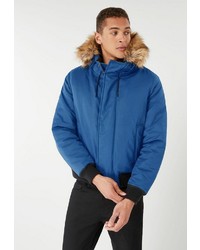 blauer Parka von next