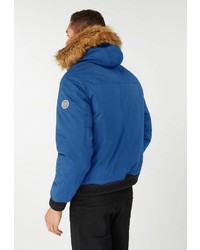 blauer Parka von next